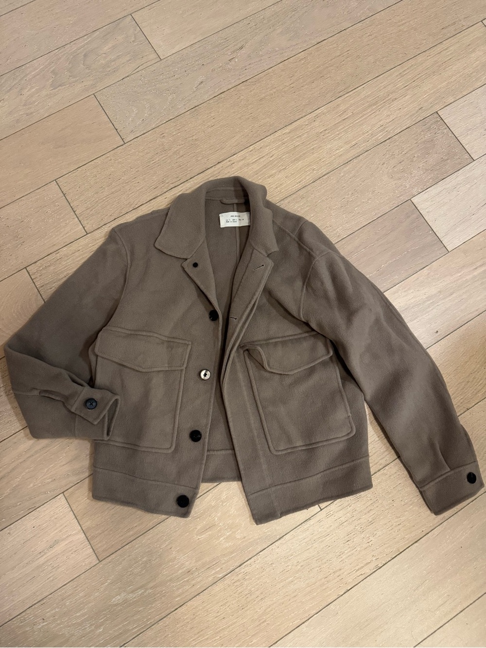 Zara Taupe Wool Jacket